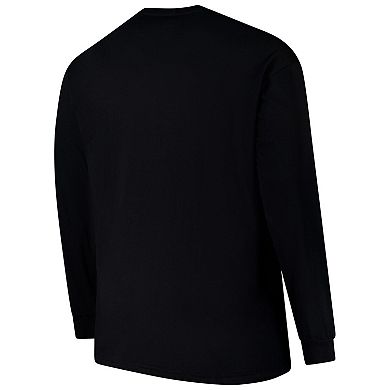 Men's Profile Black Seattle Seahawks Big & Tall Pop Long Sleeve T-Shirt