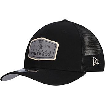 Men's New Era Black Chicago White Sox Labeled 9SEVENTY Stretch-Snap Adjustable Hat