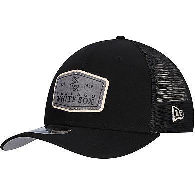 Men's New Era Black Chicago White Sox Labeled 9SEVENTY Stretch-Snap Adjustable Hat