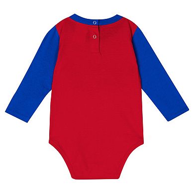 Infant New York Giants Double Up Long Sleeve Bodysuit and Pants Set