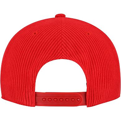 Men's '47 Red Chicago Bulls Double Header Sidepatch Cord Hitch Adjustable Hat