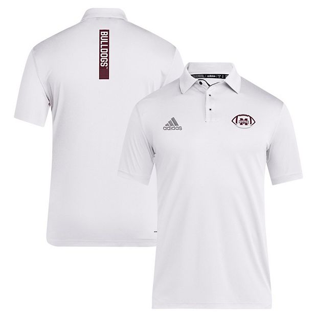 Men s adidas White Mississippi State Bulldogs Coaches Polo
