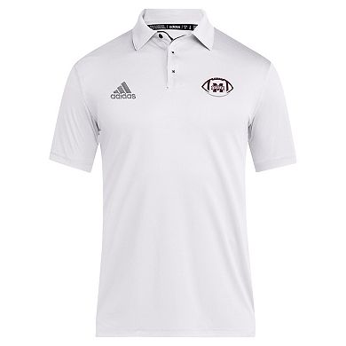Men's adidas White Mississippi State Bulldogs Coaches Polo