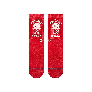 Unisex Stance Red Chicago Bulls Vintage Crew Sock