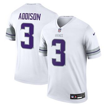 Men's Nike Jordan Addison White Minnesota Vikings Alternate Legend Player Performance Top