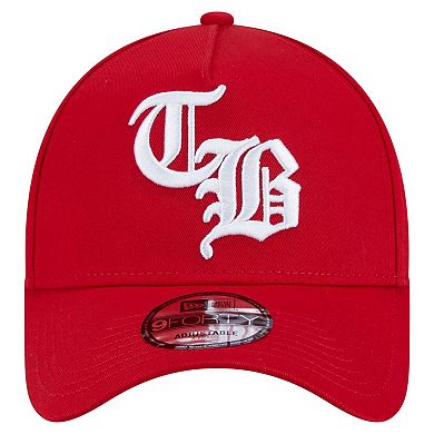 Men's New Era Red Tampa Bay Buccaneers Mystic 9FORTY A-Frame Adjustable Hat