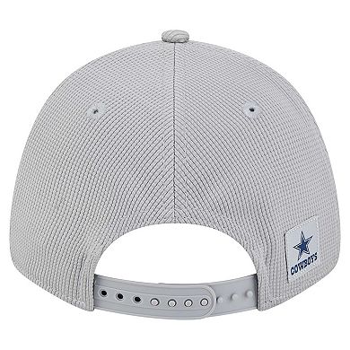 Men's New Era Gray Dallas Cowboys Pivot 9FORTY Adjustable Hat