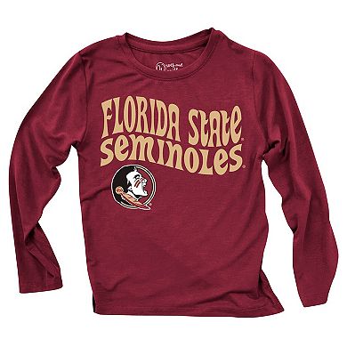Infant Wes & Willy Florida State Seminoles Long Sleeve Top and Striped Tri-Blend Leggings Set