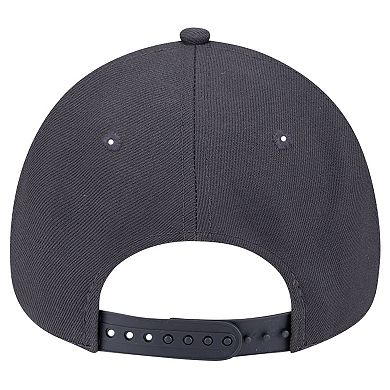 Men's New Era Gray Vegas Golden Knights Core A-Frame 9FORTY Adjustable Hat