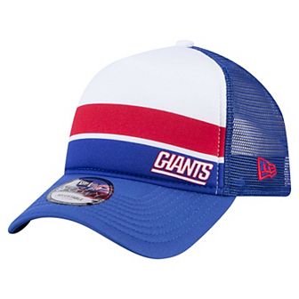 Preschool New Era Royal New York Giants Sport Night Color Block 9FORTY A-Frame Trucker Adjustable Hat