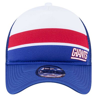 Preschool New Era Royal New York Giants Sport Night Color Block 9FORTY A-Frame Trucker Adjustable Hat