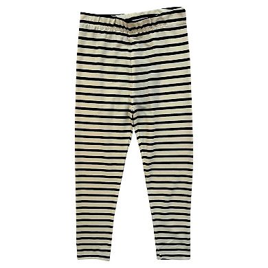 Infant Wes & Willy Iowa Hawkeyes Long Sleeve Top and Striped Tri-Blend Leggings Set