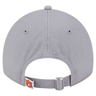 Women's New Era Gray Auburn Tigers Logo 9TWENTY Adjustable Hat