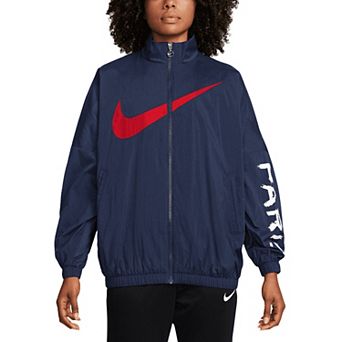 Women's Nike Navy Paris Saint-Germain Essential Windrunner Full-Zip Jacket