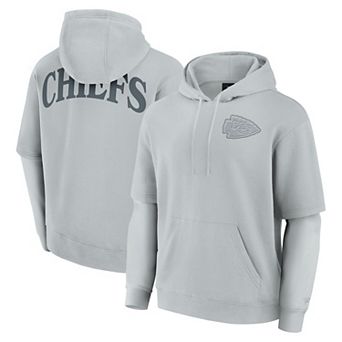 Unisex Fanatics Gray Kansas City Chiefs Elements Pullover Hoodie