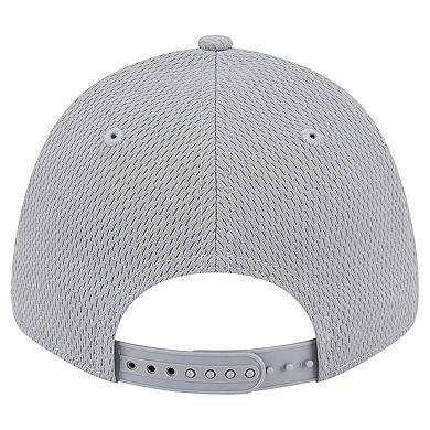 Youth New Era Gray Jacksonville Jaguars Main 9FORTY Adjustable Hat