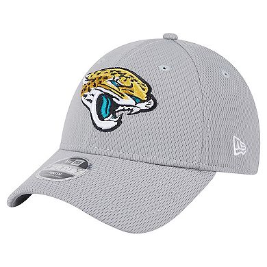 Youth New Era Gray Jacksonville Jaguars Main 9FORTY Adjustable Hat