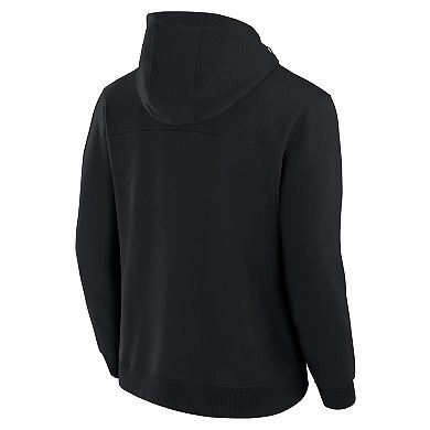 Unisex Fanatics Black Cincinnati Bengals Front Office Tonal Tri-Blend Pullover Hoodie