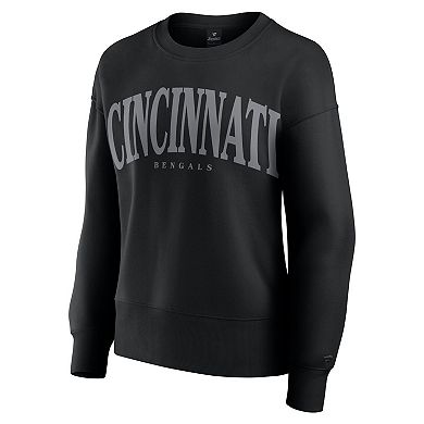 Women's Fanatics Black Cincinnati Bengals Elements Pullover Sweatshirt