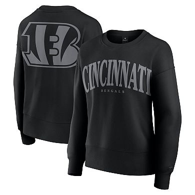 Women's Fanatics Black Cincinnati Bengals Elements Pullover Sweatshirt