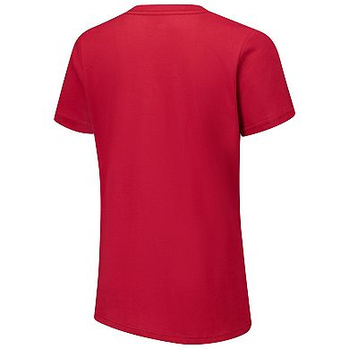 Women's G-III 4Her by Carl Banks Cardinal Arizona Cardinals Post Season V-Neck T-Shirt