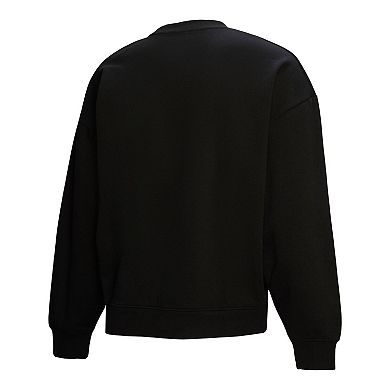 Women's Mitchell & Ness Black Los Angeles Lakers Hardwood Classics Home Team Pullover Sweatshirt