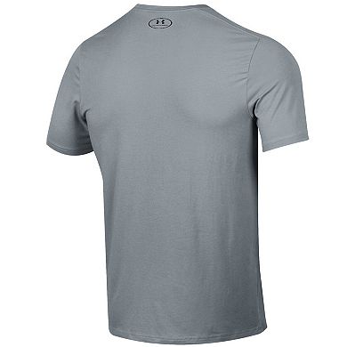 Men's Under Armour Ron Dayne Gray Wisconsin Badgers Running Back T-Shirt