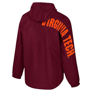 Men's Colosseum Maroon Virginia Tech Hokies Reloaded Anorak Half-Zip Jacket