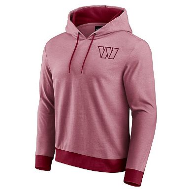 Men's Darius Rucker Collection by Fanatics Burgundy Washington Commanders Tonal Knit Pullover Hoodie