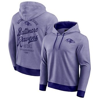 Men's Darius Rucker Collection by Fanatics Purple Baltimore Ravens Tonal Knit Pullover Hoodie