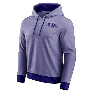 Men's Darius Rucker Collection by Fanatics Purple Baltimore Ravens Tonal Knit Pullover Hoodie