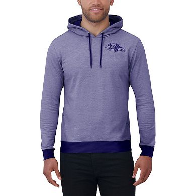 Men's Darius Rucker Collection by Fanatics Purple Baltimore Ravens Tonal Knit Pullover Hoodie