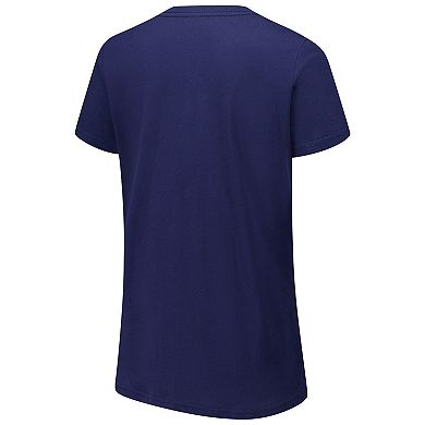 Women's G-III 4Her by Carl Banks Navy Dallas Cowboys Post Season V-Neck T-Shirt