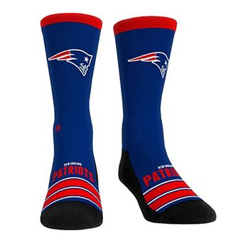 Unisex Rock Em Socks New England Patriots Gametime Stripe Crew Socks