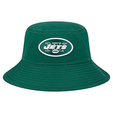 Men's New Era Green New York Jets Main Bucket Hat