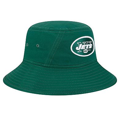 Men's New Era Green New York Jets Main Bucket Hat