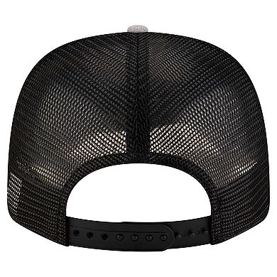 Men's New Era Heather Gray Inter Miami CF 9SEVENTY COOLERA Stretch-Snap Adjustable Hat