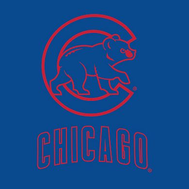 Women's Fanatics Royal/White Chicago Cubs Backup Option Pullover Hoodie