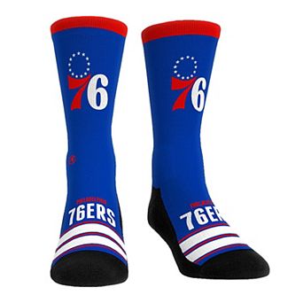 Unisex Rock Em Socks Philadelphia 76ers Gametime Stripe Crew Socks