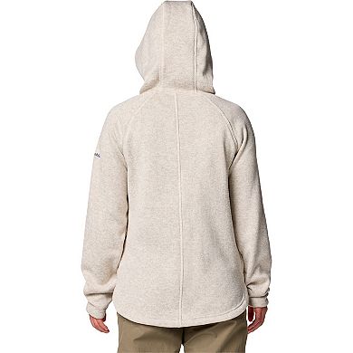 Women's Columbia White Washington Huskies Sweater Weather Fleece Lined Pullover Hoodie