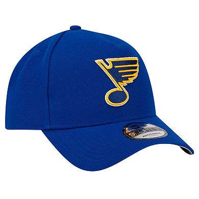Men's New Era Blue St. Louis Blues Core A-Frame 9FORTY Adjustable Hat