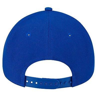Men's New Era Blue New York Rangers Core A-Frame 9FORTY Adjustable Hat