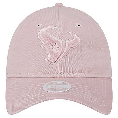 Women's New Era Light Pink Houston Texans Main 9TWENTY Adjustable Hat Main 9TWENTY Adjustable Hat