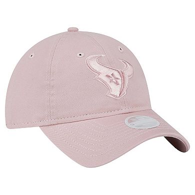 Women's New Era Light Pink Houston Texans Main 9TWENTY Adjustable Hat Main 9TWENTY Adjustable Hat