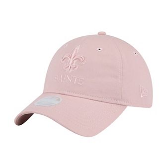 Women's New Era Light Pink New Orleans Saints Main 9TWENTY Adjustable Hat Main 9TWENTY Adjustable Hat