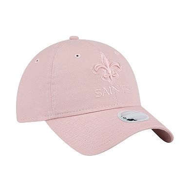 Women's New Era Light Pink New Orleans Saints Main 9TWENTY Adjustable Hat Main 9TWENTY Adjustable Hat