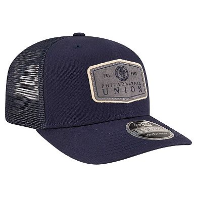 Men's New Era Navy Philadelphia Union Labeled 9SEVENTY Trucker Stretch-Snap Adjustable Hat