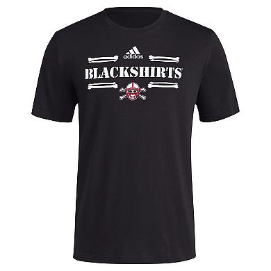 Men's adidas Black Nebraska Huskers Blackshirts Fresh T-Shirt