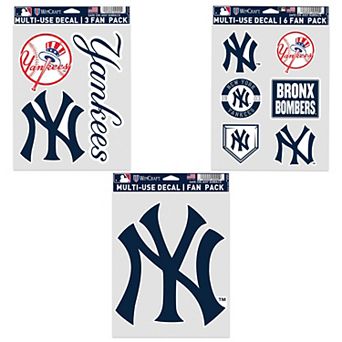 WinCraft New York Yankees Three-Pack Fan Decal Set