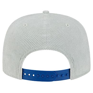 Men's New Era Gray Toronto Blue Jays Corduroy Golfer Snapback Hat